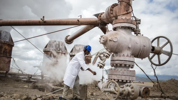 Centrale électrique géothermique d'Olkaria I et IV